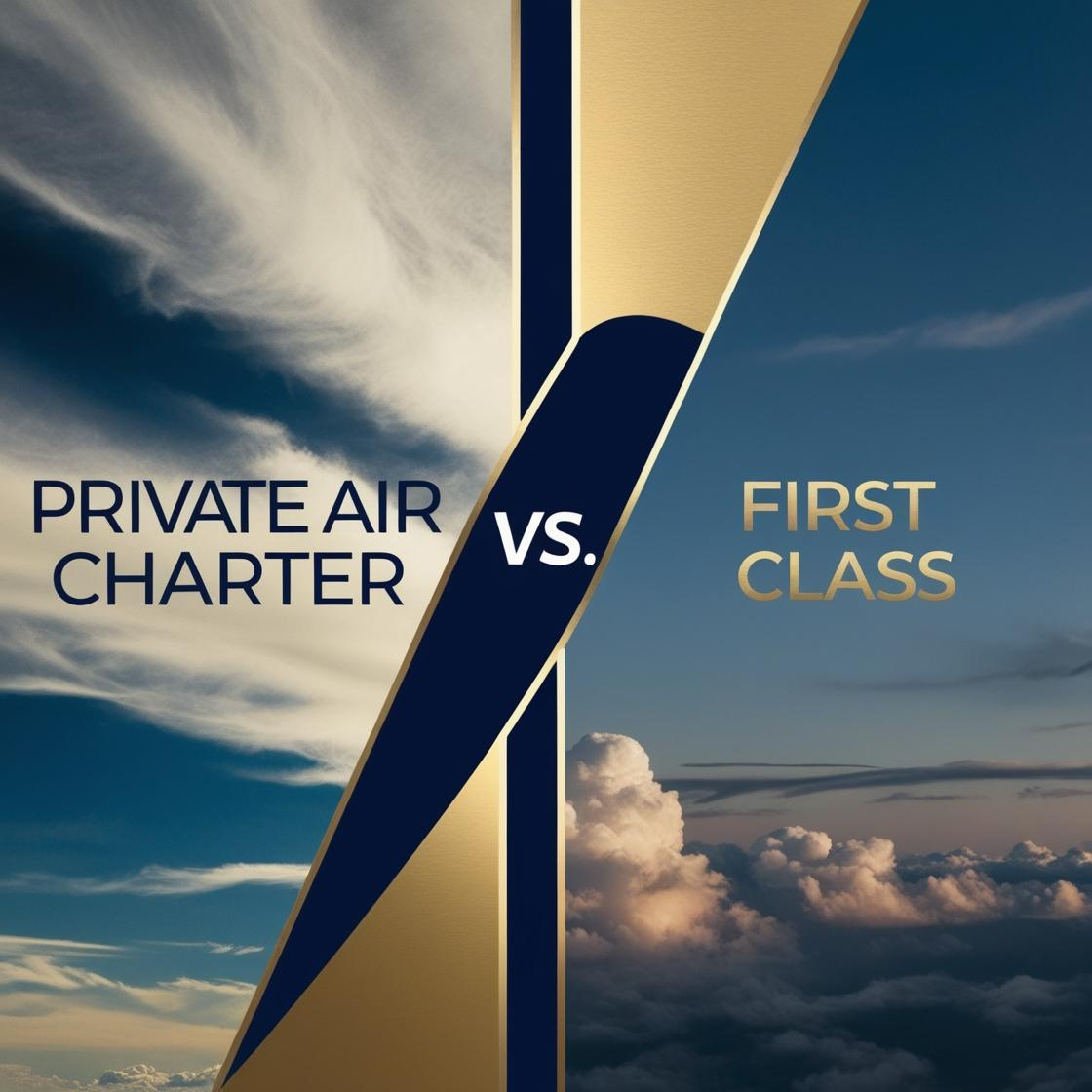 Private Air Charter vs. First Class: Which Is Right for You?